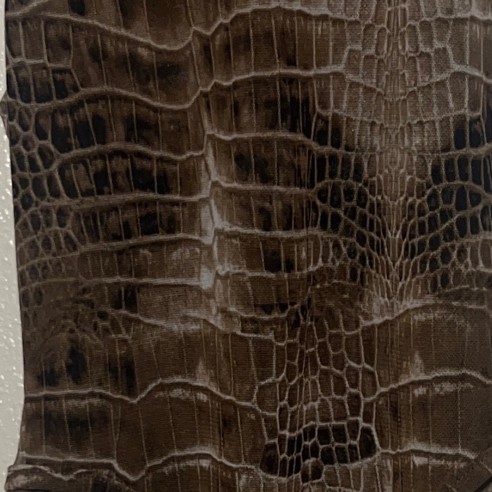 Sheer/ mesh high waste snake skin body suit